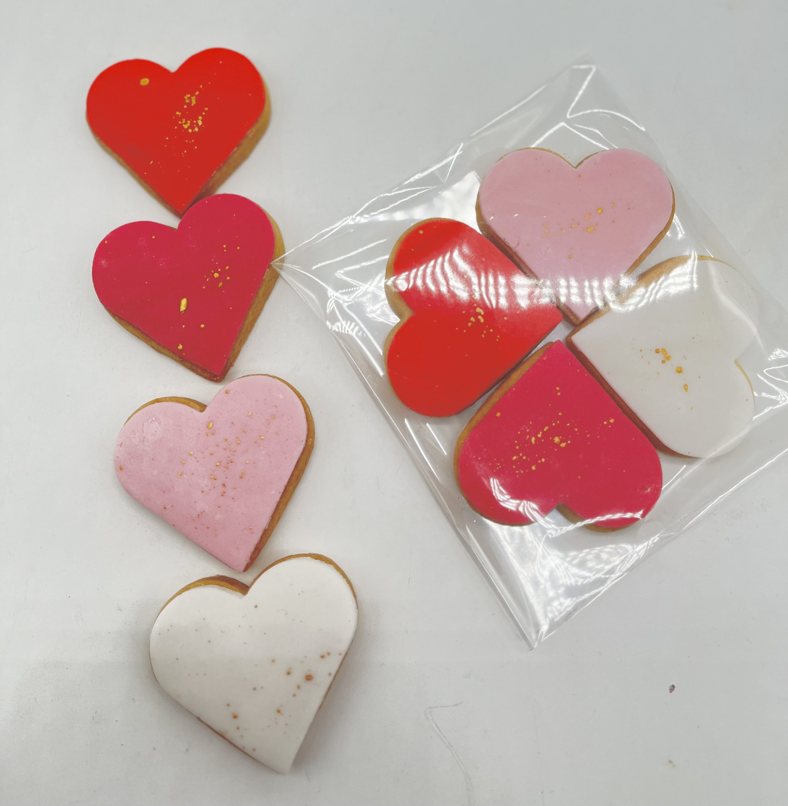 Set 4er Herzkekse